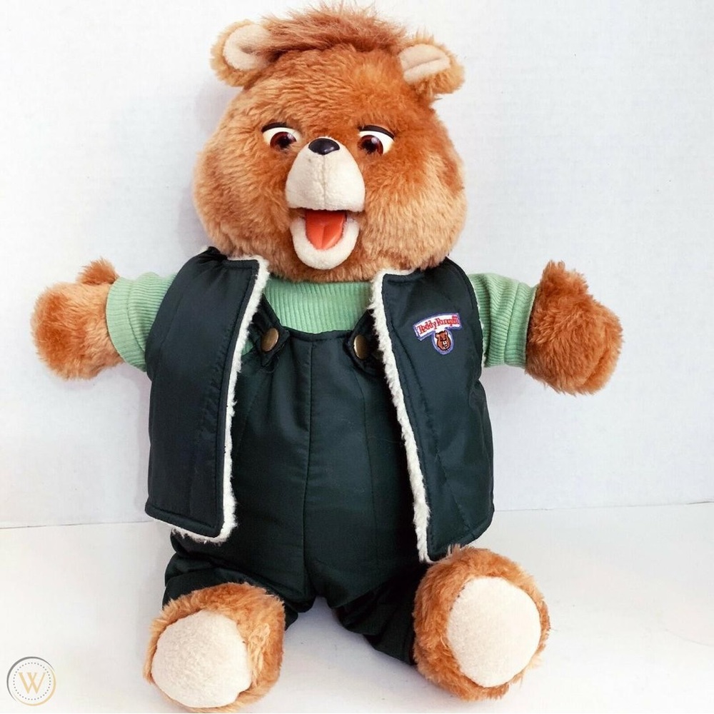 Vintage Teddy Ruxpin Green Outfit